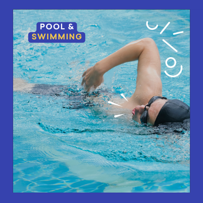 pool and swimming - a picture of a person swimming in a pool